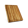 Teak Cutting Board Reversible Chopping Serving Board Multipurpose Food Safe Thick Board; Extra Large Size 18x14x1 inches