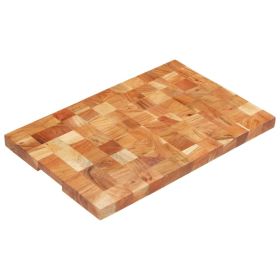 vidaXL Chopping Board 23.6"x15.7"x1.5" Solid Acacia Wood