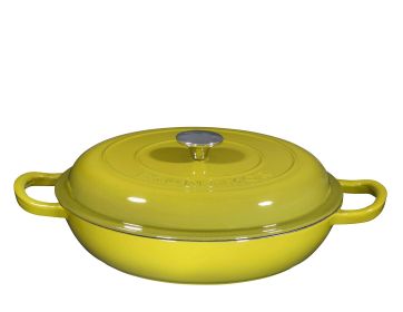 Enameled Nonstick Cast Iron Casserole Saucepan - 38-Quart Kitchen