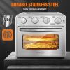 Geek Chef Air Fryer Toaster Oven Combo;  4 Slice Toaster Convection Air Fryer Oven Warm;  Broil;  Toast;  Bake;  Air Fry;  Oil-Free;  Accessories Incl