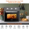 Air Fryer Toaster Oven Combo; WEESTA Convection Oven Countertop; Large Air Fryer with Accessories &amp; E-Recipes; UL Certified (old W1002KCV18WLGRAY)