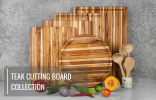 Real Teak Cutting Board With Juice Groove 18 INCH; Pack of 5 Pieces