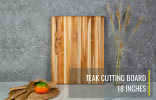 Teak Cutting Board BF02002_S 18 INCH; Pack of 5 Pieces