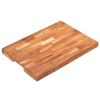 vidaXL Chopping Board 19.7"x13.8"x1.6" Solid Acacia Wood