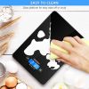 Kitchen Scale Digital Food Scales Bascula Electronic Cooking Scale Weight Touch Screen Glass Top Diet 5kg/11Lbs Accuracy 5 Core K 43