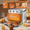 Geek Chef Air Fryer Toaster Oven Combo;  4 Slice Toaster Convection Air Fryer Oven Warm;  Broil;  Toast;  Bake;  Air Fry;  Oil-Free;  Accessories Incl