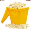 Microwave Popcorn Popper Original Large Bowl Oven Popcorn Maker Silicone Kernel Corn 5Core POP BWL Y Ratings Best Deal (Yellow)