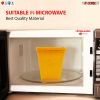 Microwave Popcorn Popper Original Large Bowl Oven Popcorn Maker Silicone Kernel Corn 5Core POP BWL Y Ratings Best Deal (Yellow)