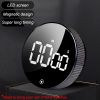 Magnetic Kitchen Timer Rotary Digital Timer Manual Countdown Alarm Clock Mechanical Cooking Timer Cooking Shower Study Stopwatch