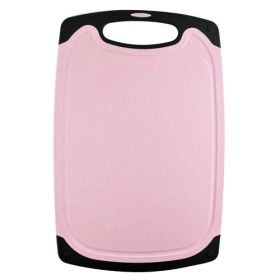 Wheat straw chopping board; plastic chopping board; kitchen; household vegetable cutting multi-functional small chopping board; new classification net (shape: Pictures, Specifications: Extra Large (Pink))