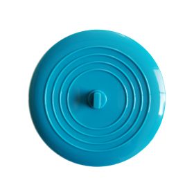 Sink Plug Round Shape Pure Color Silicone Plugging Plug Multi Purpose Floor Drain Cover For Kitchen Bathroom accessory (Color: Blue, Ships From: China)