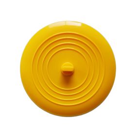 Sink Plug Round Shape Pure Color Silicone Plugging Plug Multi Purpose Floor Drain Cover For Kitchen Bathroom accessory (Color: Yellow, Ships From: China)