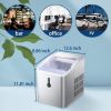 Countertop Ice Maker Machine; Portable Compact Ice Cube Maker with Ice Scoop & Basket; 26Lbs/24H Ice Machine for Home/Kitchen/Office/Bar