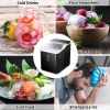 Countertop Ice Maker Machine; Portable Compact Ice Cube Maker with Ice Scoop & Basket; 26Lbs/24H Ice Machine for Home/Kitchen/Office/Bar