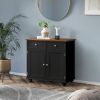 Modern Sideboard Buffet Cabinet with Storage Cabinets;  Drawers and Shelves for Living Room;  Kitchen