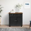 Modern Sideboard Buffet Cabinet with Storage Cabinets;  Drawers and Shelves for Living Room;  Kitchen